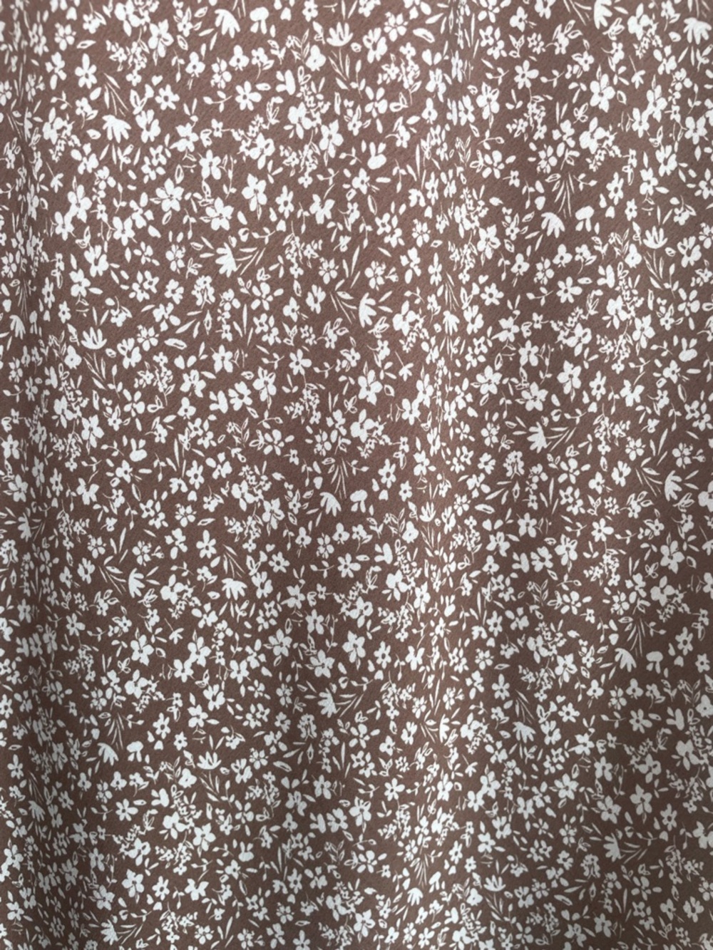 Altar’d State Floral A-Line Midi Skirt Small Brown White Lined Cottagecore - Picture 6 of 12